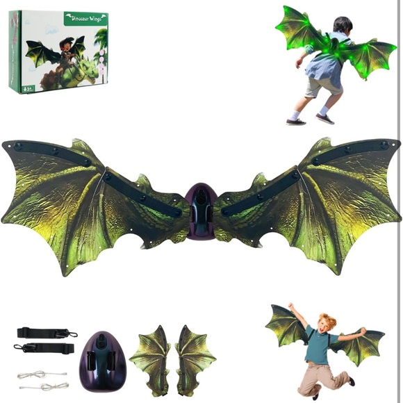 *NWT* LED & noise making dragon/dinosaur wings - Picture 3 of 6